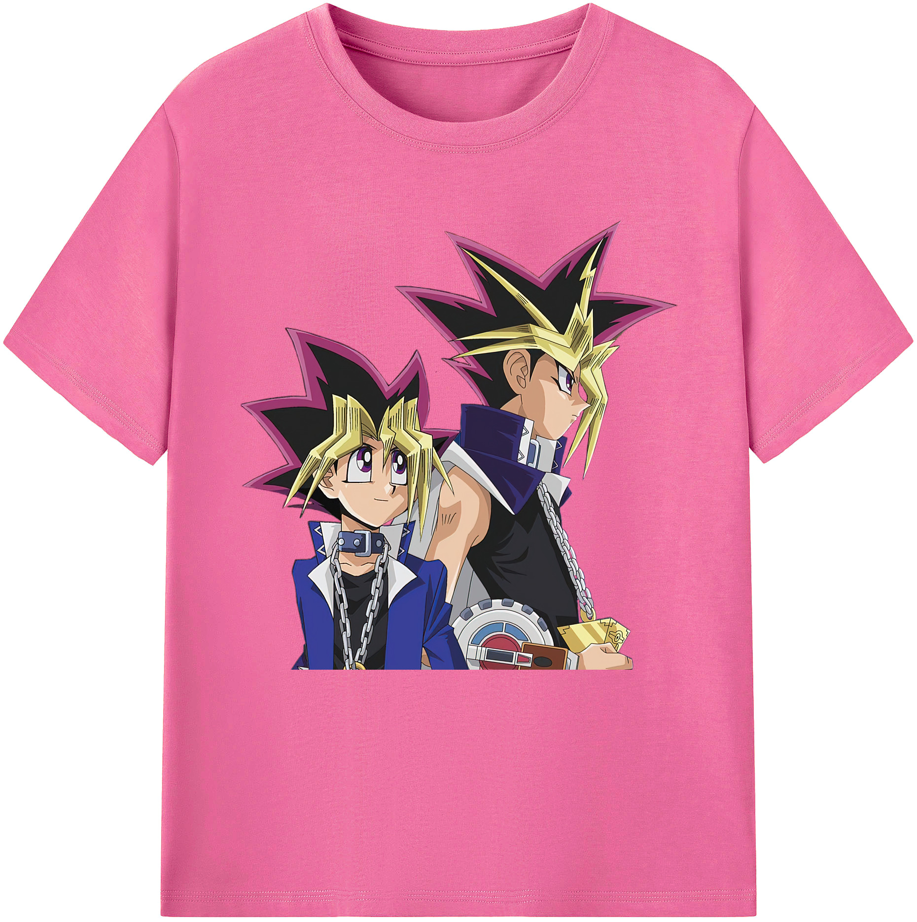 （画像用） 遊☆戯☆王 Yu-Gi-Oh! レディースカジュアルプリントTシャツ（綿100％）